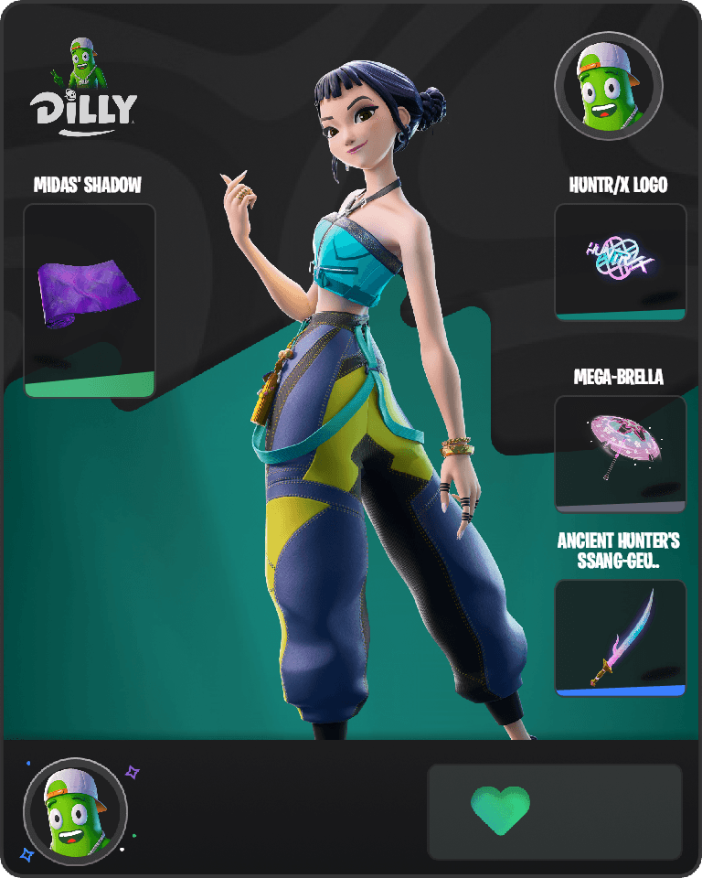 Zoey (HUNTR/X) Fortnite combo