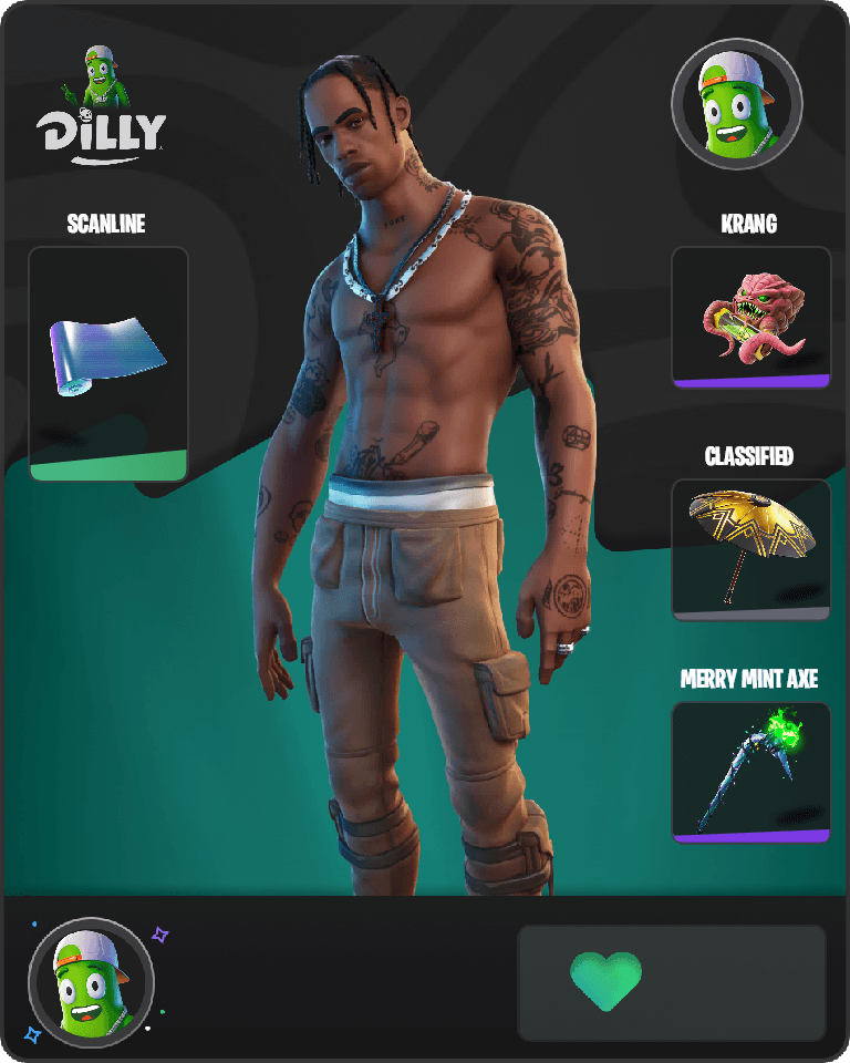 Travis Scott Fortnite combo
