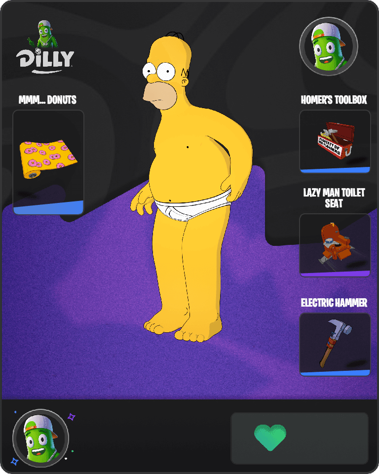 Tighty Whities Homer Fortnite combo