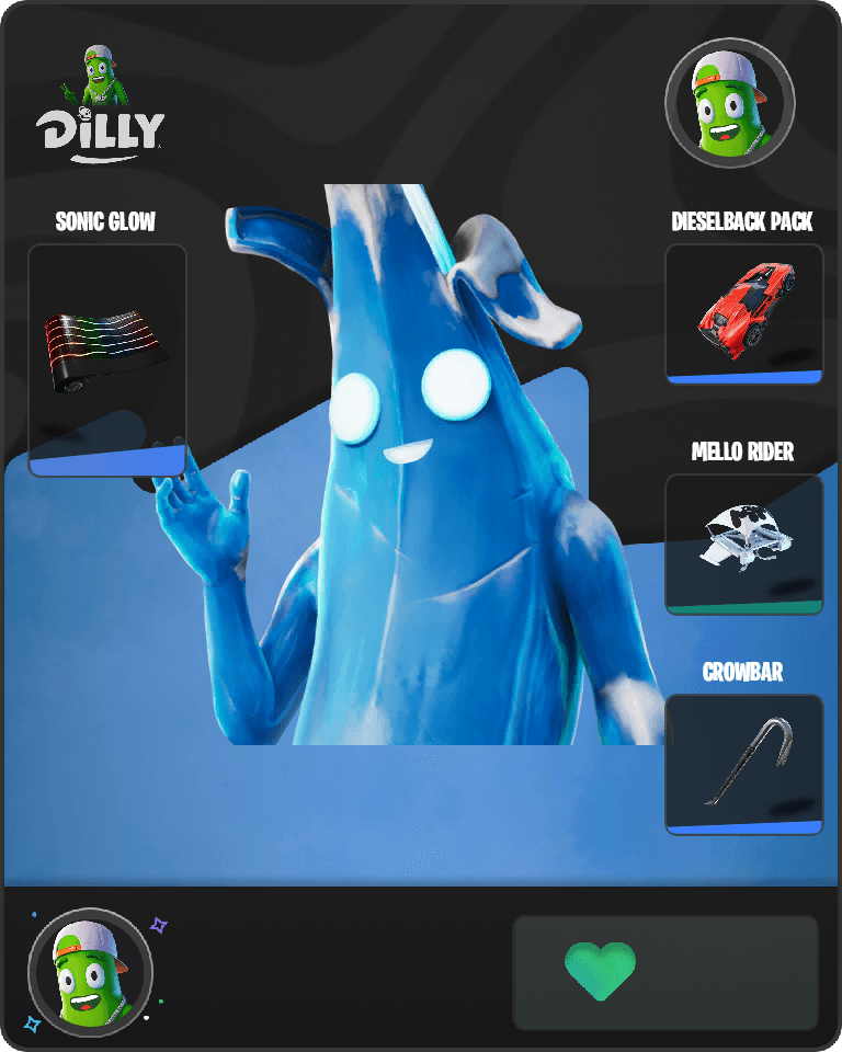 Polar Peely Fortnite combo