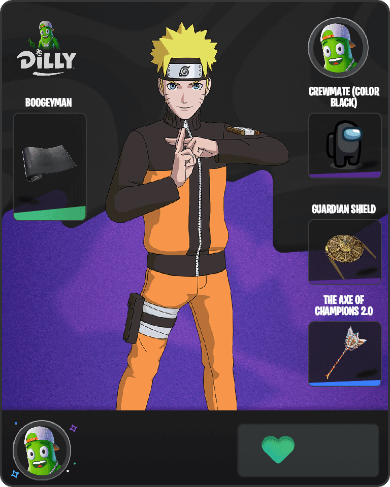 Naruto Uzumaki Fortnite combo