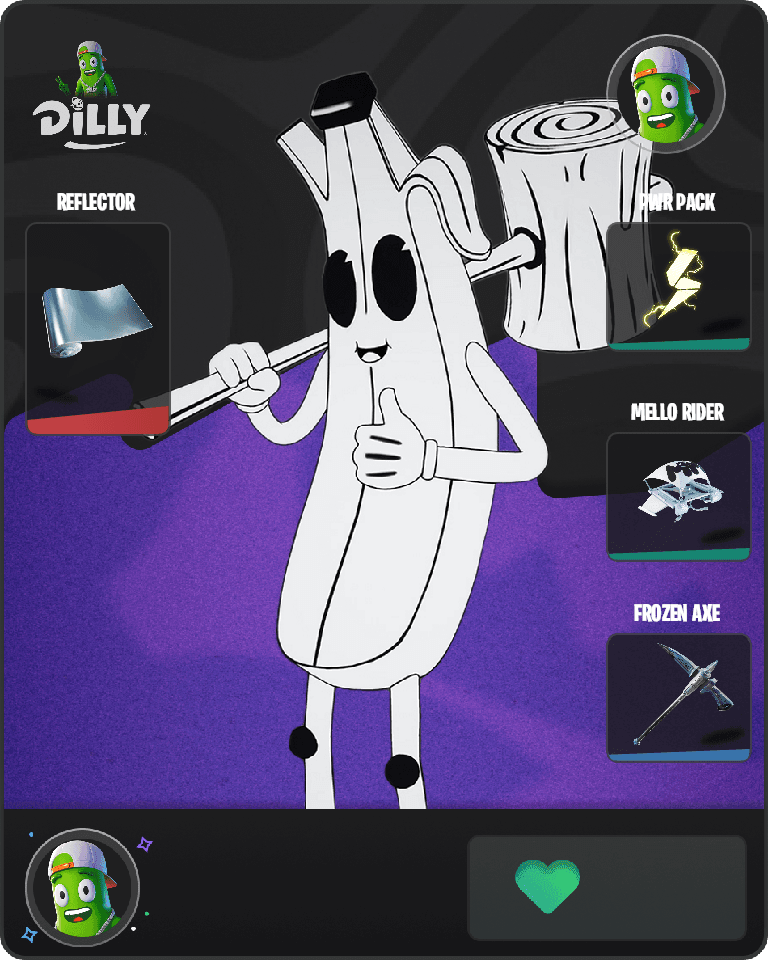 Toon Peely Fortnite combo