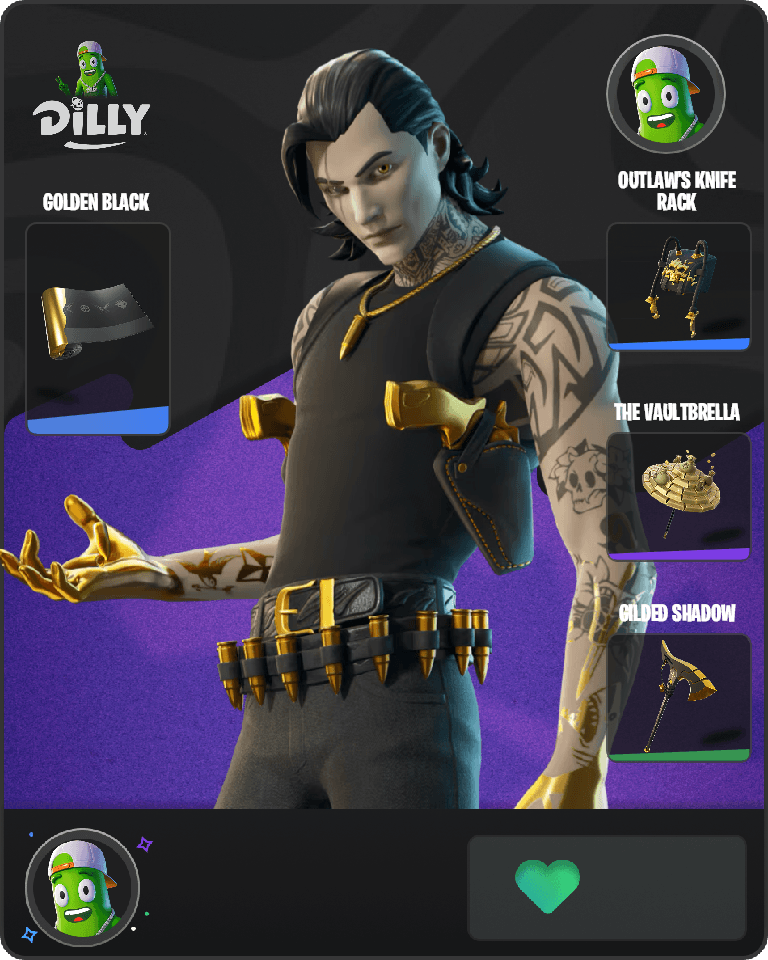 Outlaw Midas Fortnite combo