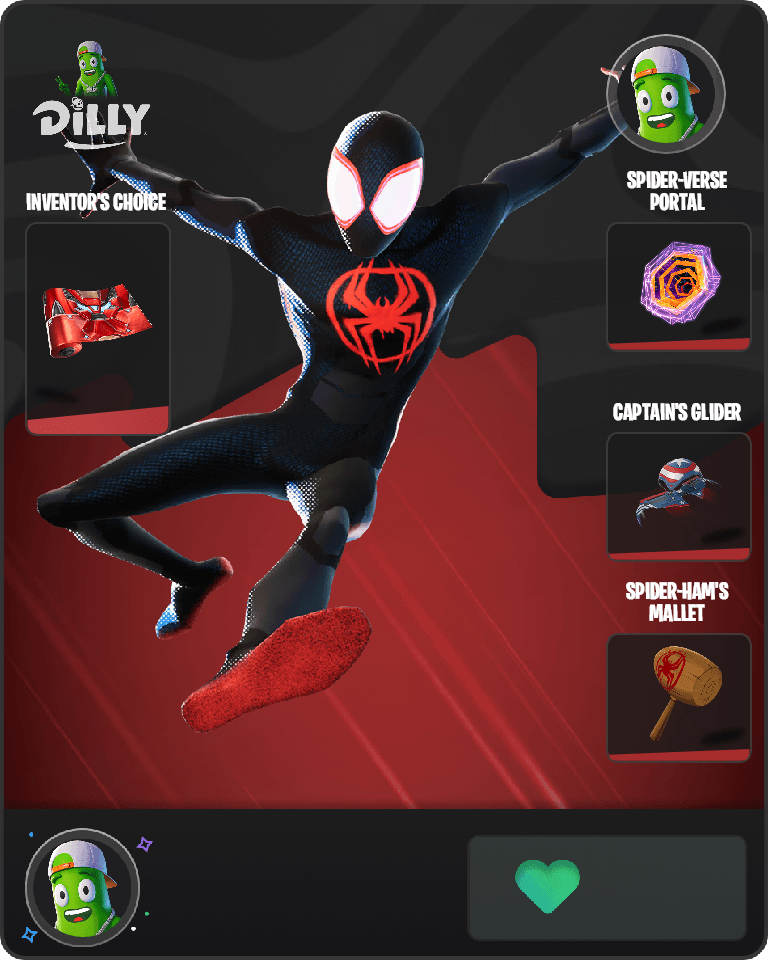 Spider-Man (Miles Morales) Fortnite combo