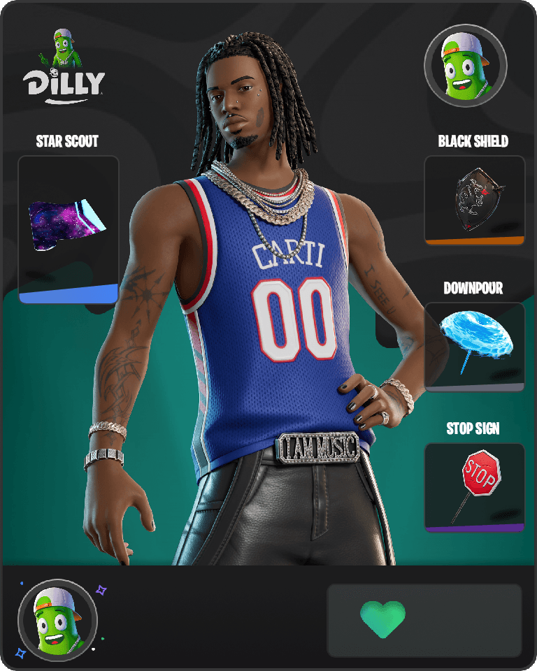 Playboi Carti Fortnite combo