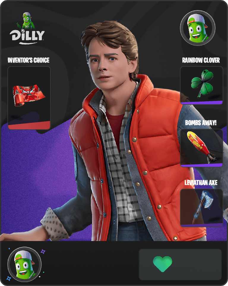 Marty McFly Fortnite combo