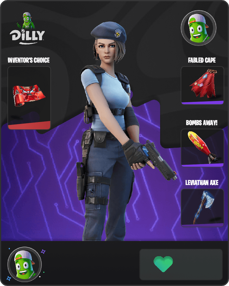 Jill Valentine Fortnite combo