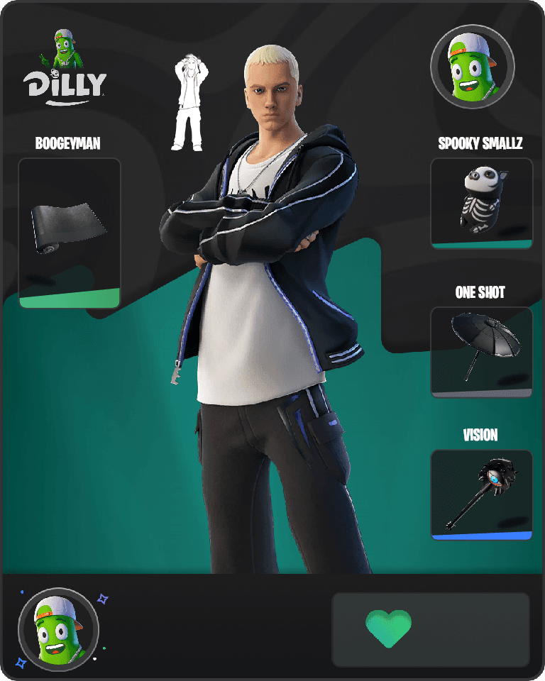 Slim Shady Fortnite combo