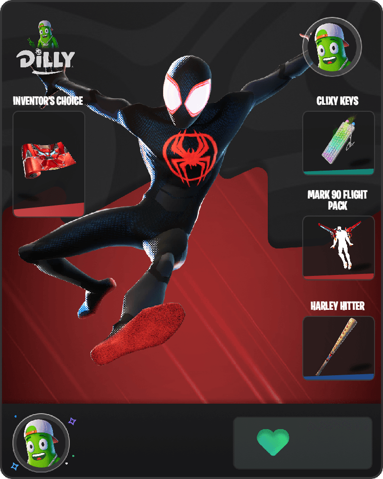 Spider-Man (Miles Morales) Fortnite combo