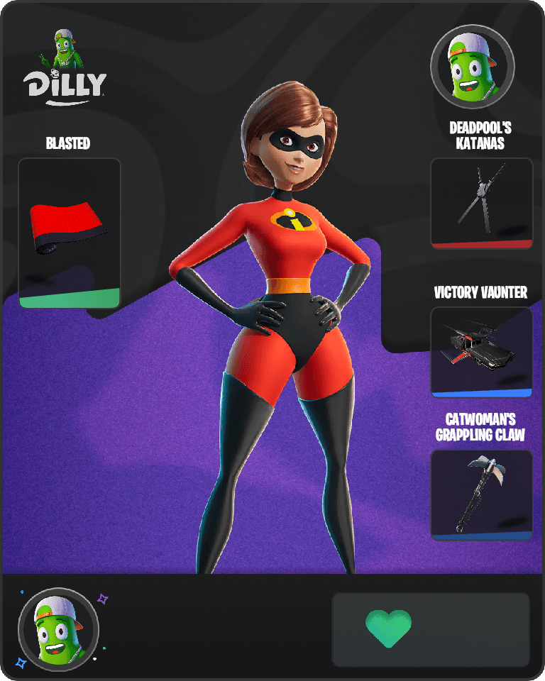 Mrs. Incredible Fortnite combo