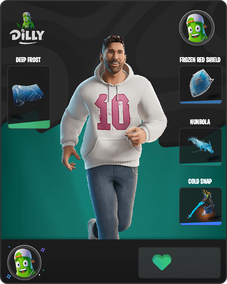 Streetwear Spark Messi Fortnite combo