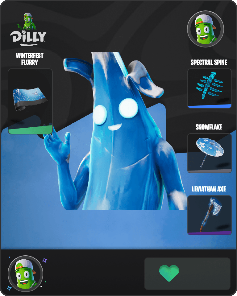 Polar Peely Fortnite combo