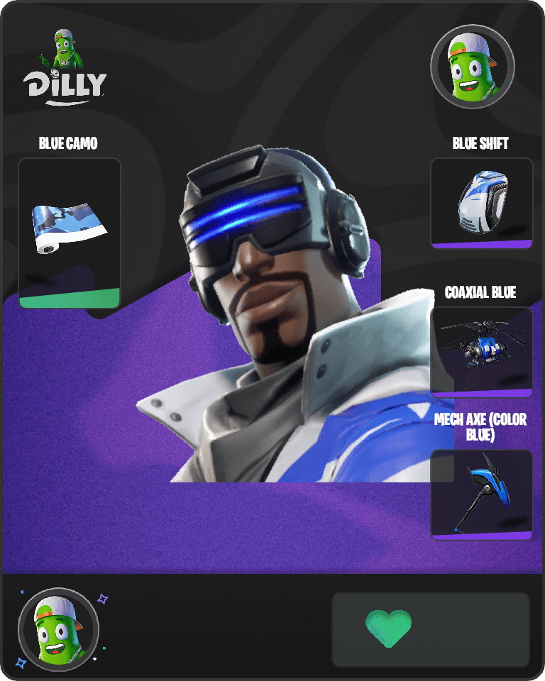 Blue Striker Fortnite combo