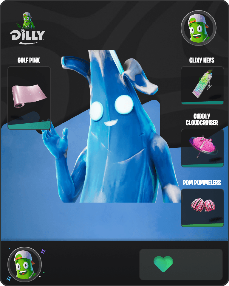 Polar Peely Fortnite combo