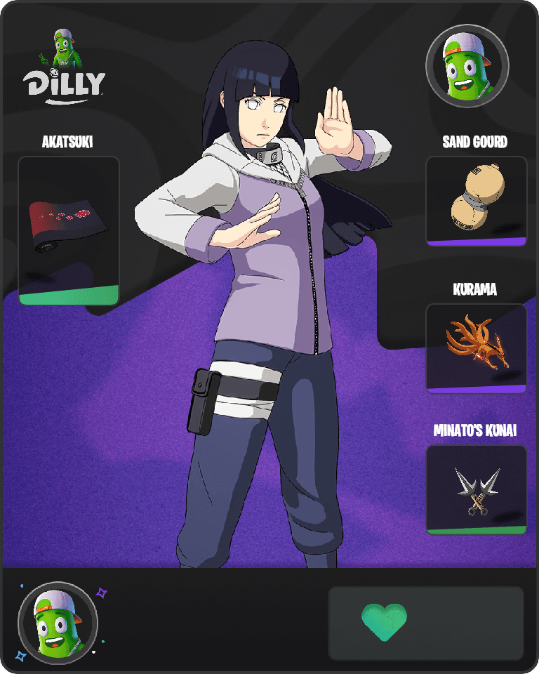 Hinata Hyuga Fortnite combo