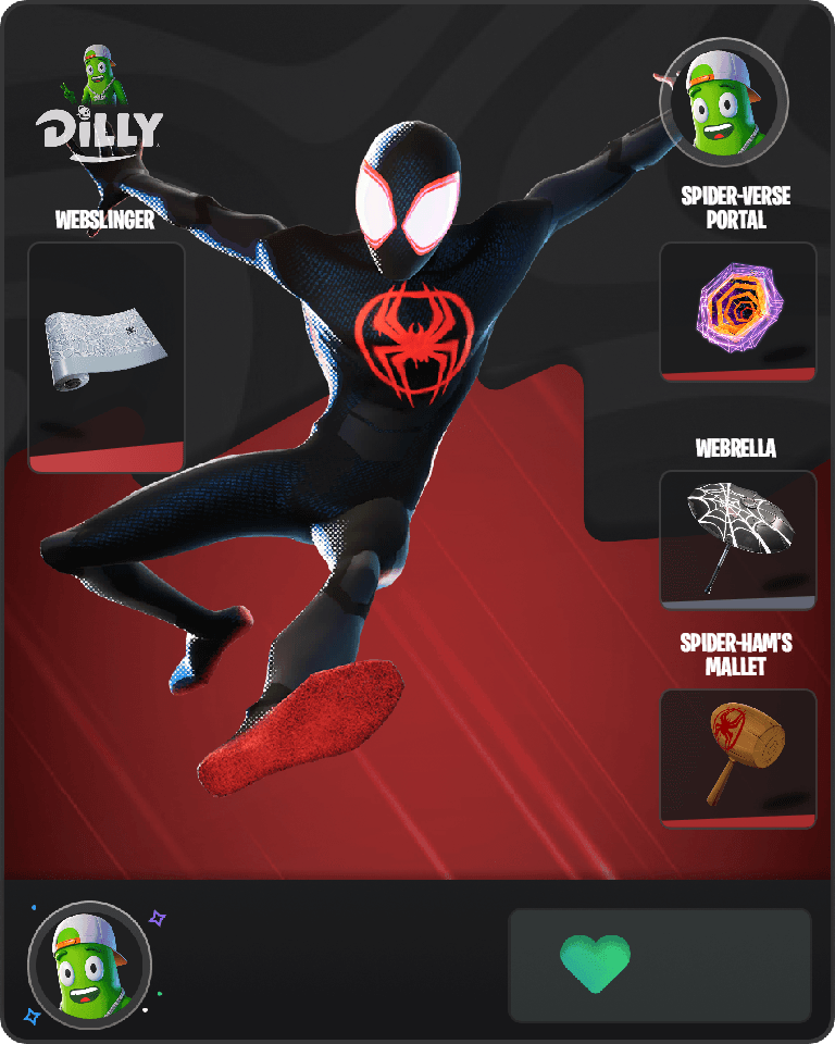 Spider-Man (Miles Morales) Fortnite combo