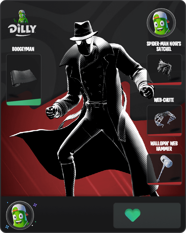 Spider-Man Noir Fortnite combo
