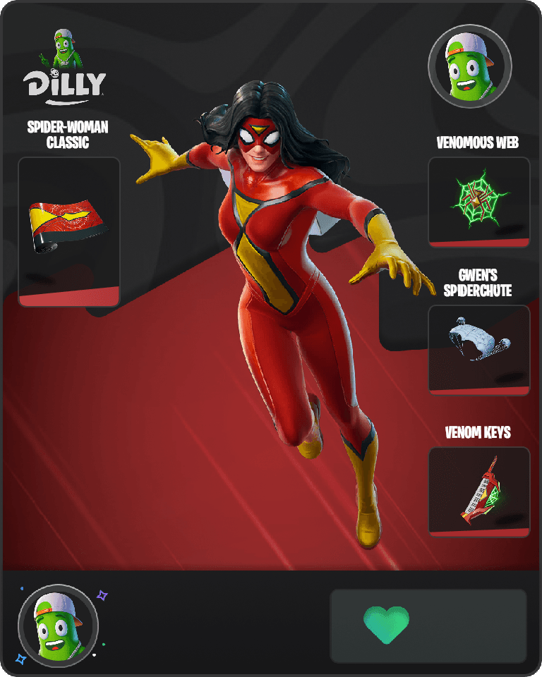 Spider-Woman Fortnite combo
