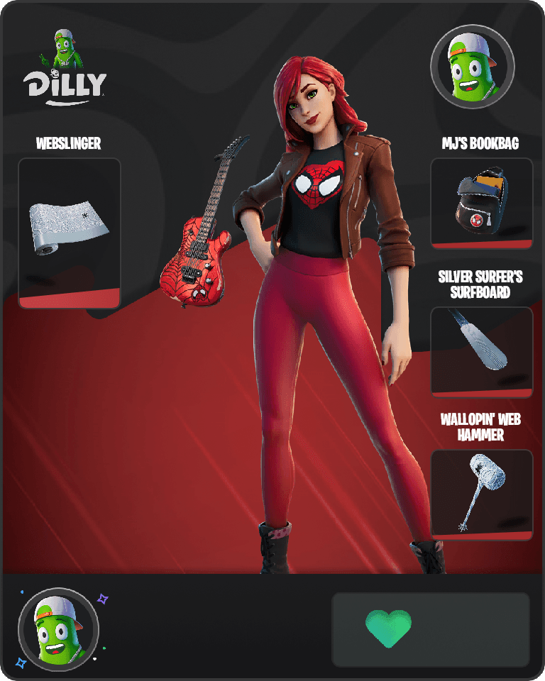 Mary Jane Watson Fortnite combo
