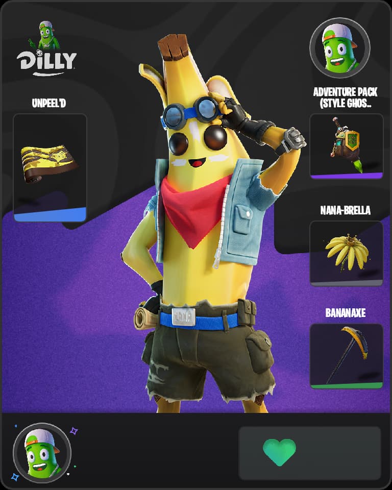 Adventure Peely combo by Baseballgod