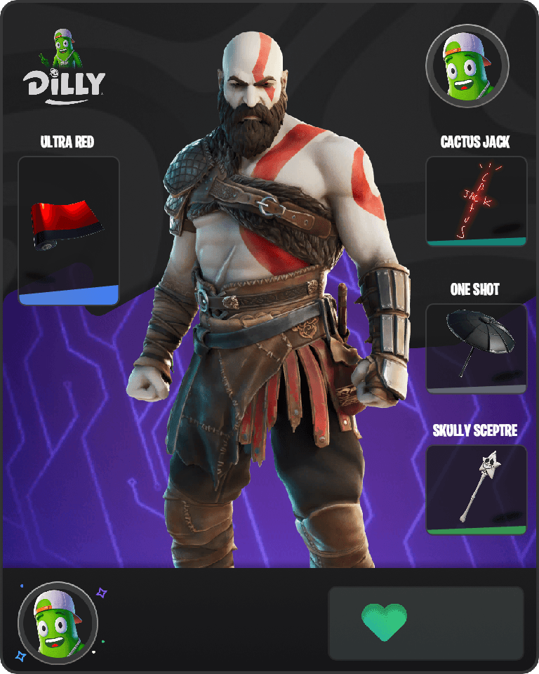 Kratos Fortnite combo