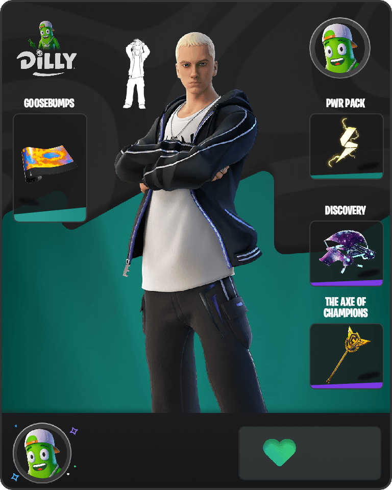 Slim Shady Fortnite combo