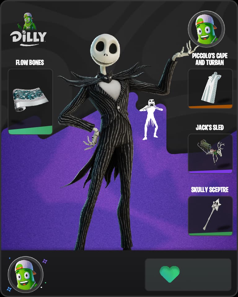 Jack Skellington combo by QrustyTacoz
