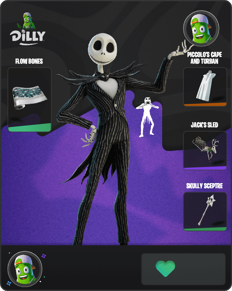 Jack Skellington Fortnite combo