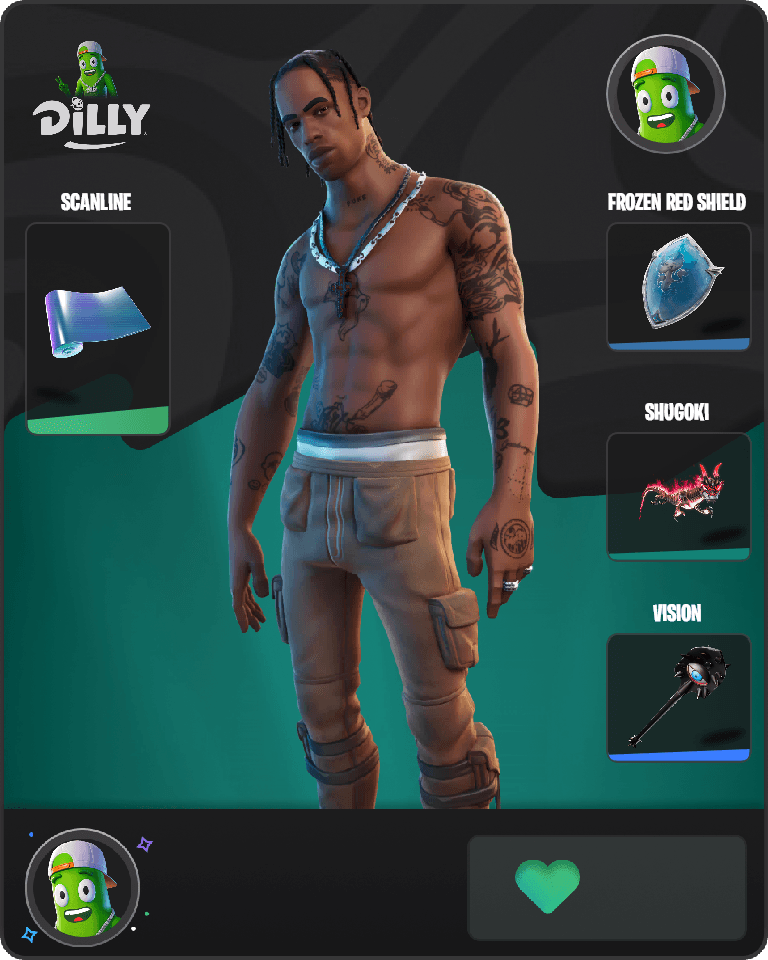 Travis Scott Fortnite combo