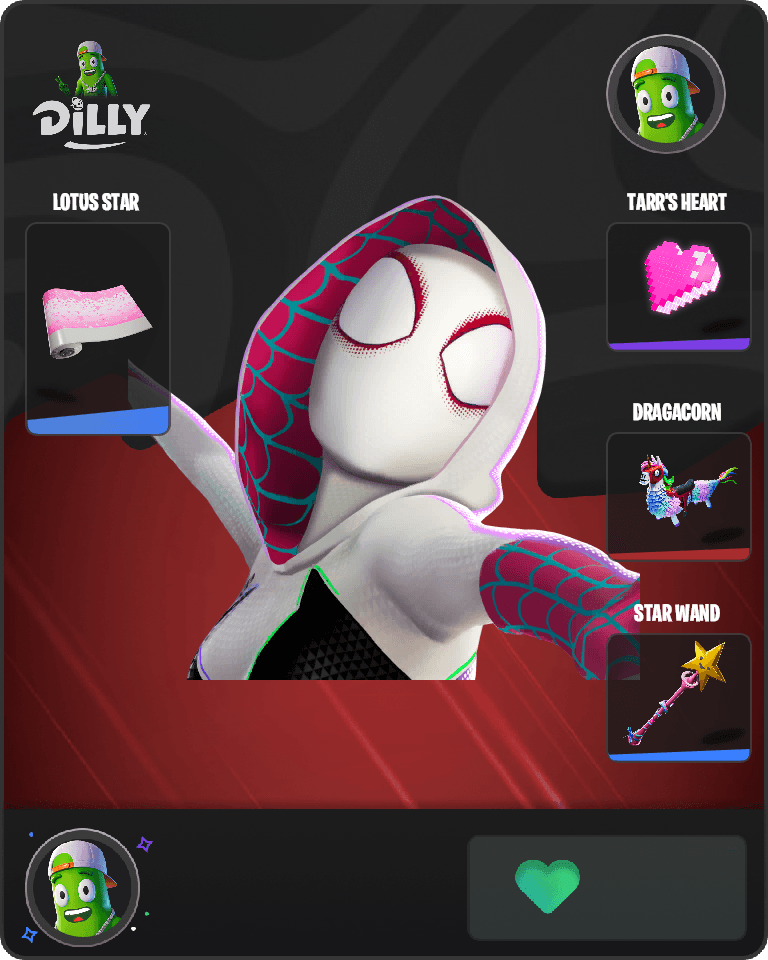 Spider-Gwen Fortnite combo