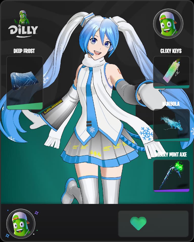 Snow Miku combo by drax