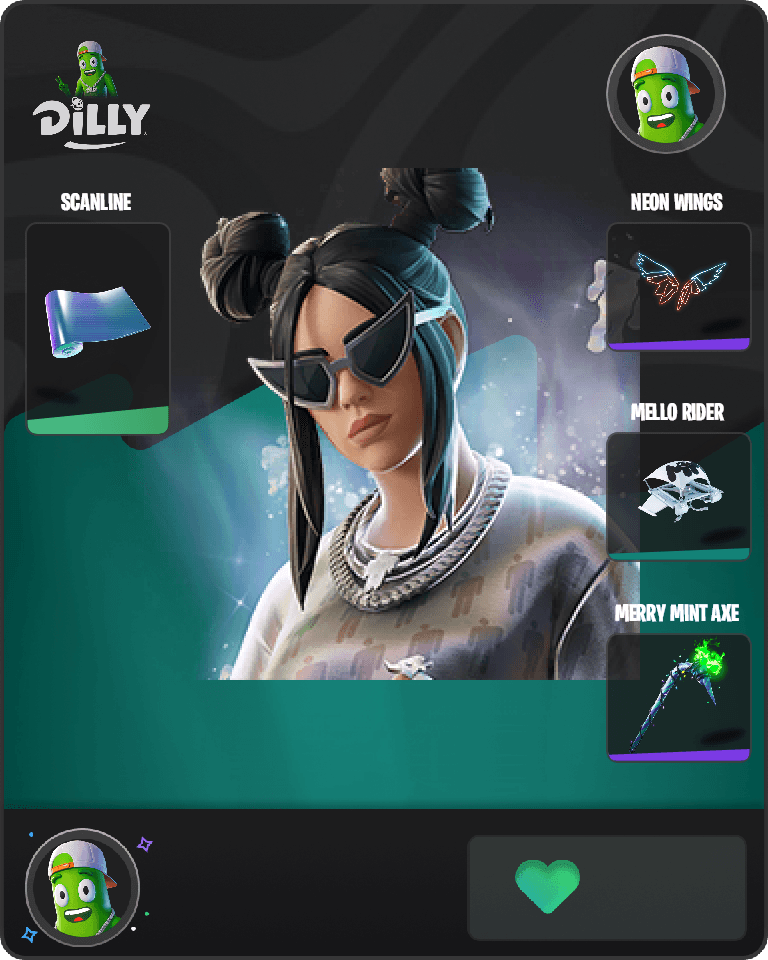 Platinum Billie Eilish Fortnite combo