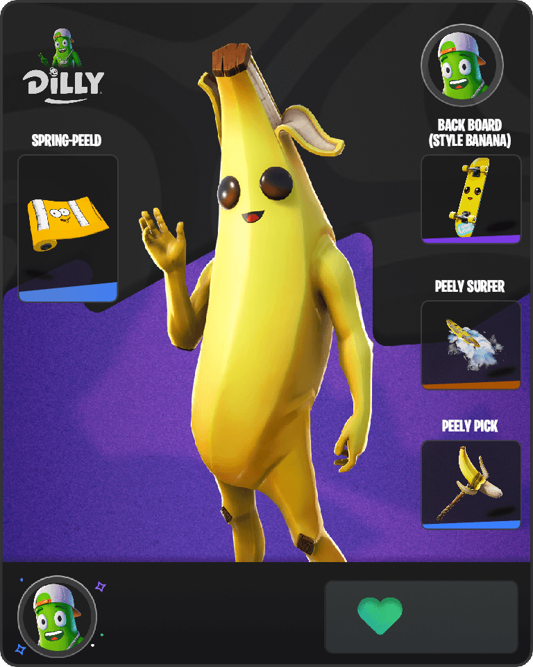 Peely Fortnite combo
