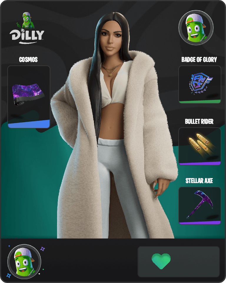 Kim Kardashian Fortnite combo
