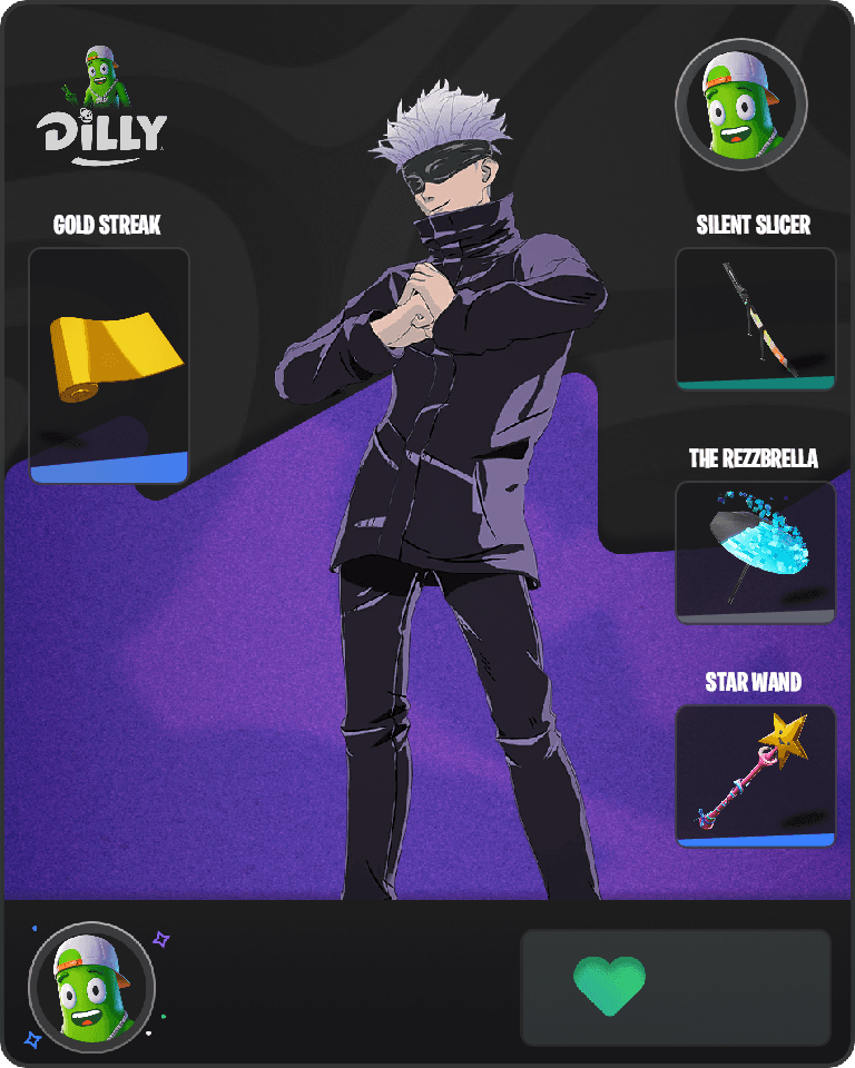 Satoru Gojo Fortnite combo