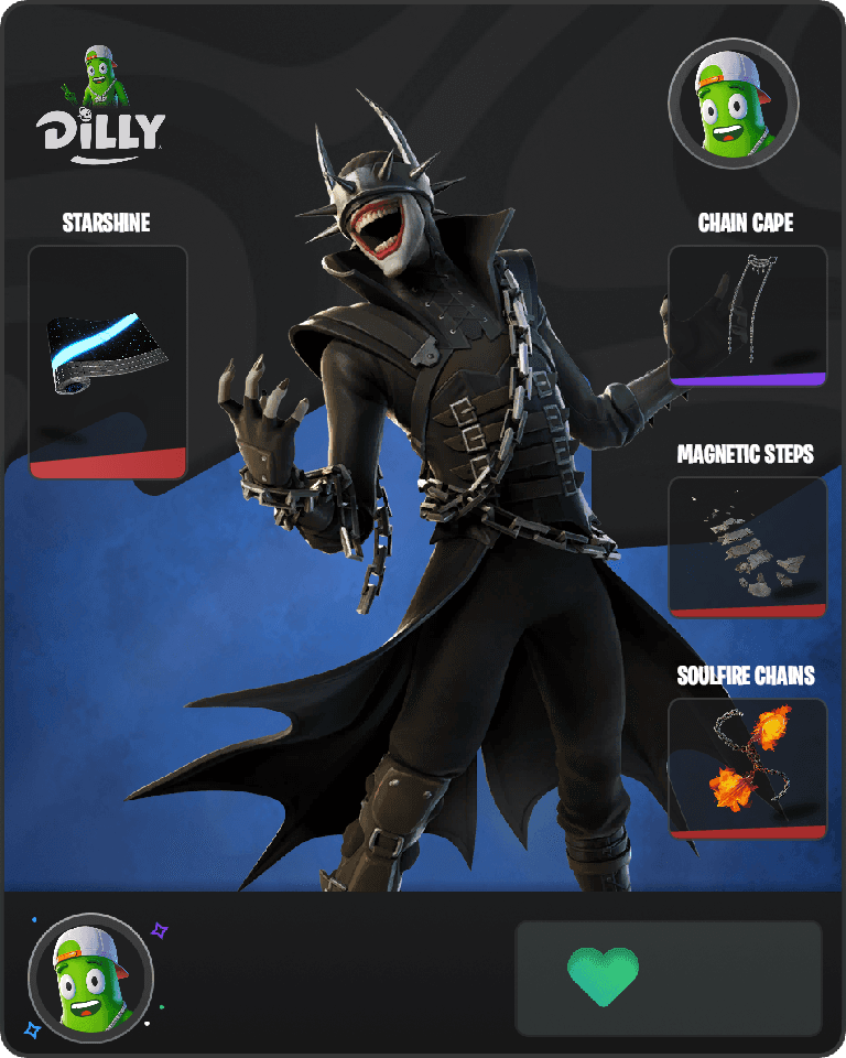 The Batman Who Laughs Fortnite combo