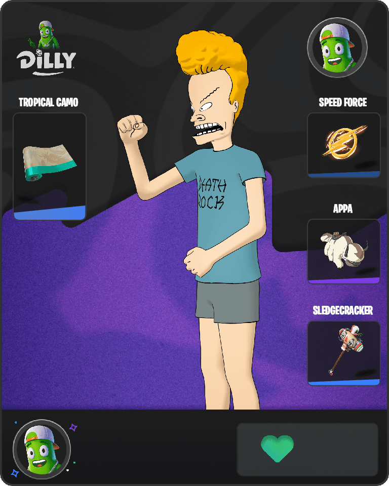 Beavis Fortnite combo