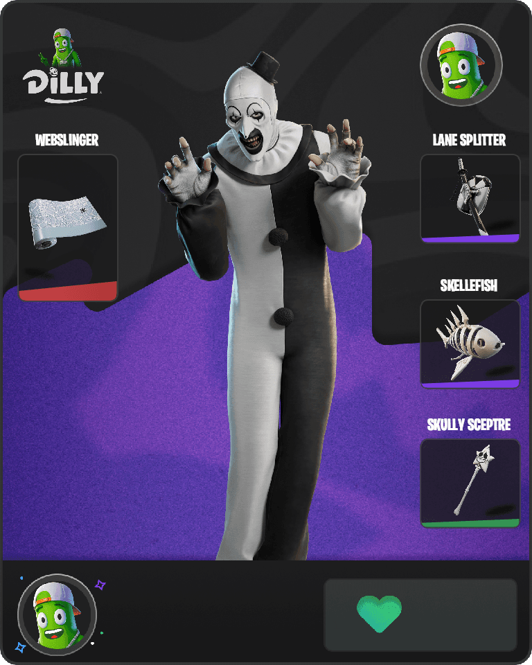 Art the Clown Fortnite combo