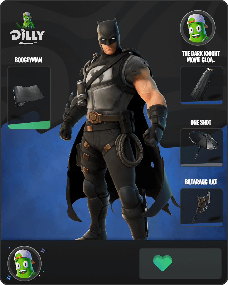 Batman Zero Fortnite combo