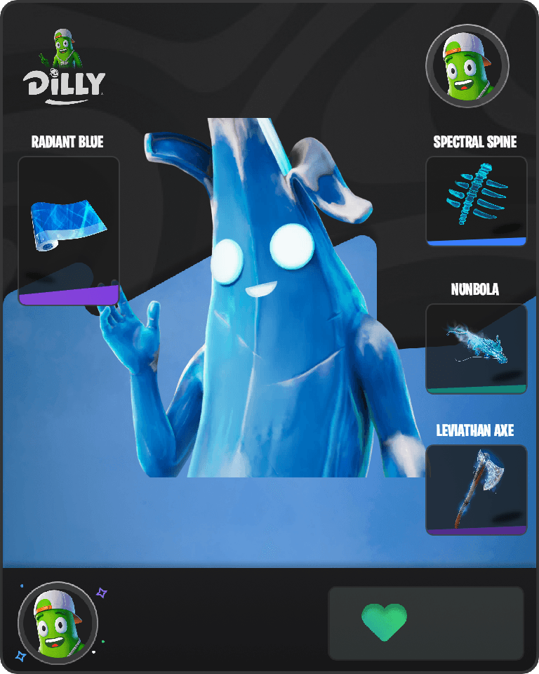 Polar Peely Fortnite combo