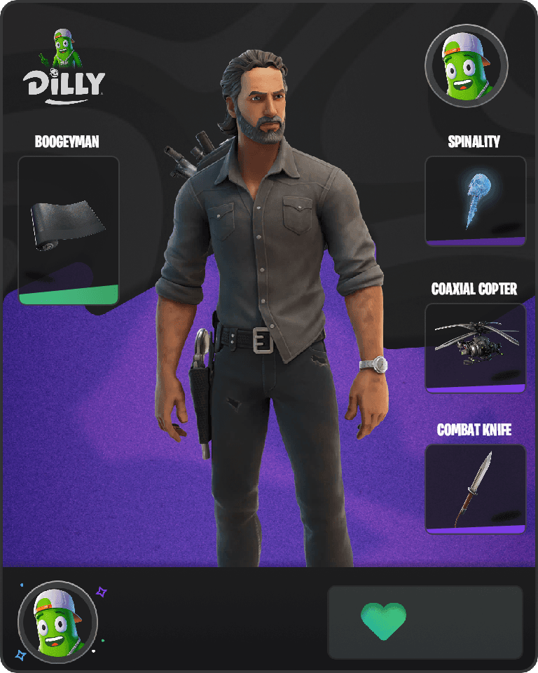 Rick Grimes Fortnite combo