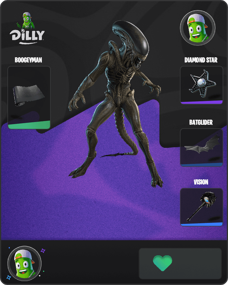 Xenomorph (Alien: Earth) Fortnite combo