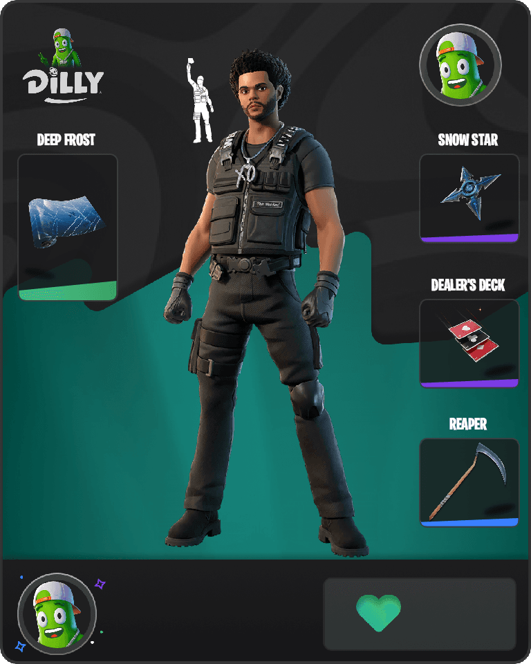 The Weeknd Combat Fortnite combo