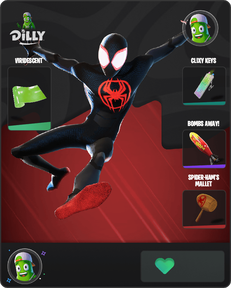 Spider-Man (Miles Morales) Fortnite combo