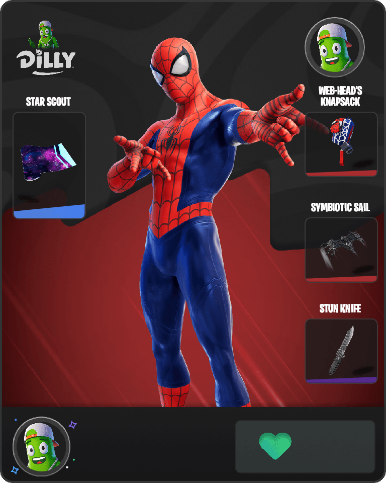 Spider-Man Fortnite combo
