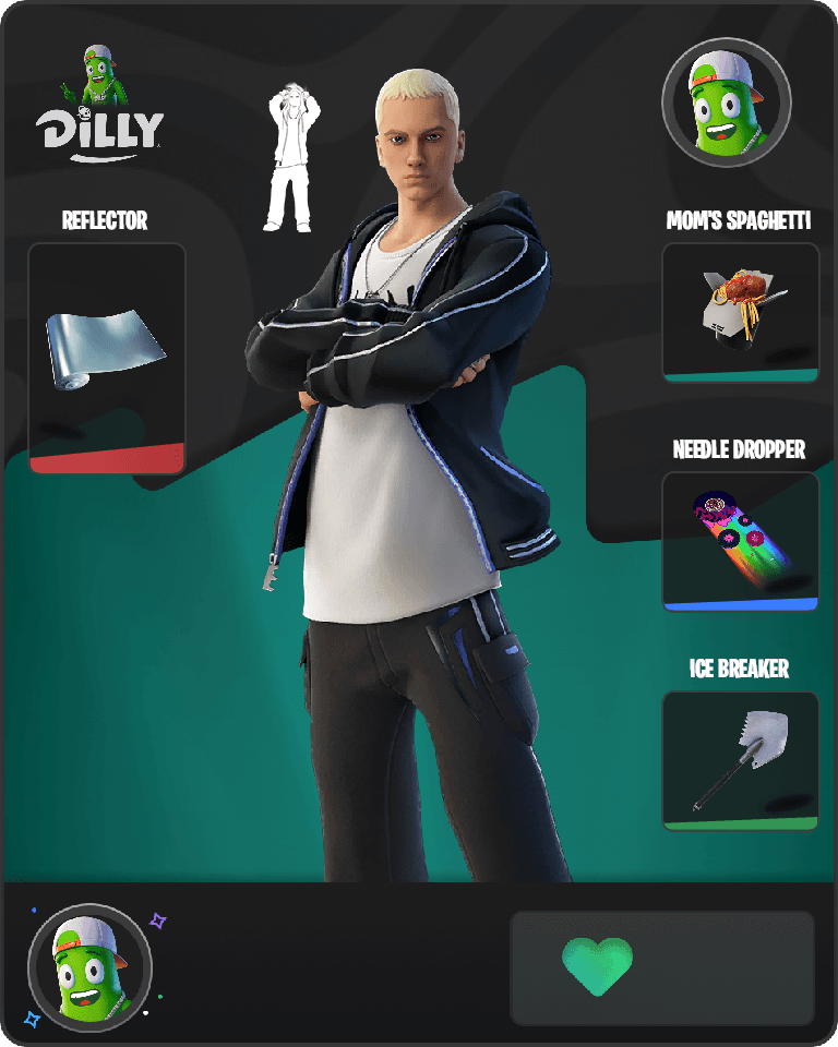 Slim Shady Fortnite combo
