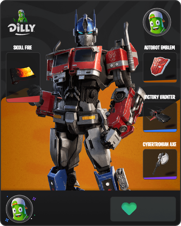 Optimus Prime Fortnite combo