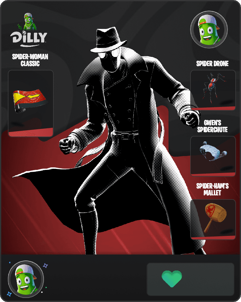 Spider-Man Noir Fortnite combo