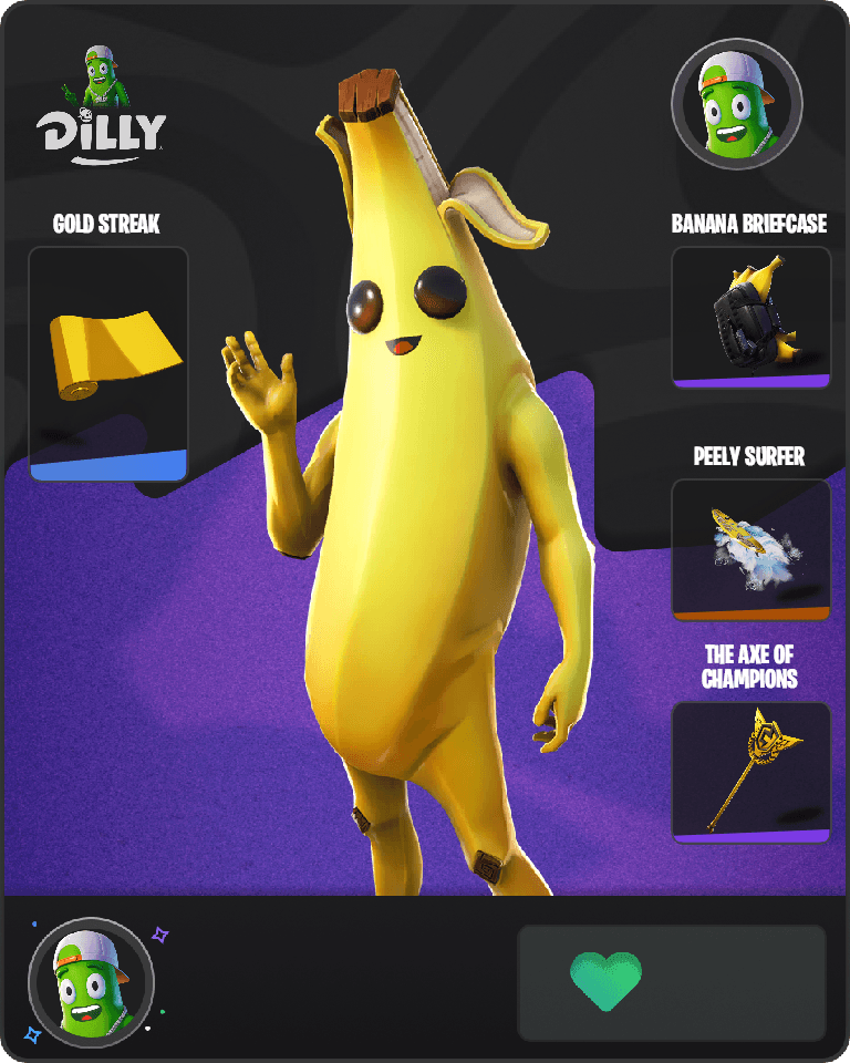 Peely Fortnite combo