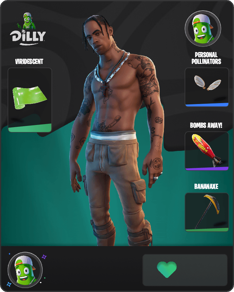 Travis Scott Fortnite combo